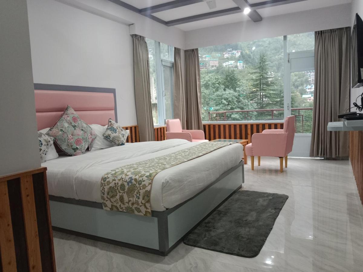 Apple Flower With Balcony And Mountain View Manali  Exterior photo